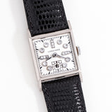 1944 Vintage Longines Diamond Dial Solid Palladium Watch (# 15970)
