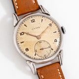 1940's Vintage Cyma Jumbo Cal. 586 Stainless Steel Watch (# 15975)