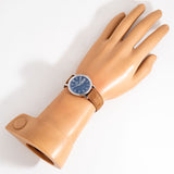 vintage omega blue dial deville ww, wrist shot overview