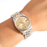 1979 Vintage Rolex Datejust Ref. 16013 Two-Tone 14k Yellow Gold & Stainless Steel Watch (# 15978) (Copy)