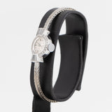 1960's Vintage Ladies Rolex Precision Ref. 28 Solid 18k White Gold Diamond Studded Watch (# 15979)