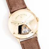 vintage elgin jump hour ww, on its back