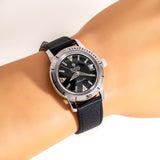 vintage zodiac sea wolf ww, wrist shot close up