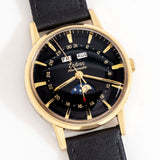 vintage zodiac triple date moon phase ww, on its back