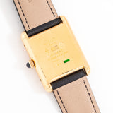 vintage cartier tank must de ww, case back