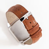 1952 Vintage Omega Cioccolatone Ref. 3950-6 23 Automatic Square Shaped Stainless Steel Watch (# 15989)