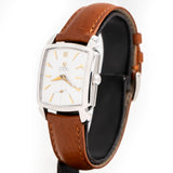 1952 Vintage Omega Cioccolatone Ref. 3950-6 23 Automatic Square Shaped Stainless Steel Watch (# 15989)