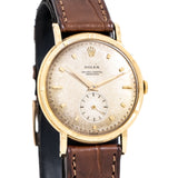 1953 Vintage Rolex Cosmopolitan Ref. 4325 Chronometer Solid 18k Yellow Gold Watch (# 15149)