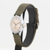 1945 Vintage Bulova WWII Military, Nickel Plated Base Metal, Stainless Steel Case Back Watch (# 15994)