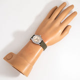 1945 Vintage Bulova WWII Military, Nickel Plated Base Metal, Stainless Steel Case Back Watch (# 15994)