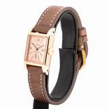 1935 Vintage Rolex Square Shaped Chronometer Ref. 3777 in Solid 14k Rose Gold (# 16000)