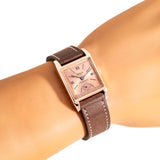 1935 Vintage Rolex Square Shaped Chronometer Ref. 3777 in Solid 14k Rose Gold (# 16000)