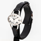 1970's Vintage Vulcain Oval-shaped Sterling Silver Watch ( #16005)