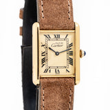 vintage cartier tank champagne dial ww