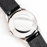 vintage omega seamaster black dial ww, case back