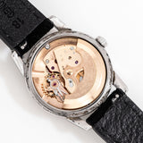 vintage omega seamaster black dial ww, movement