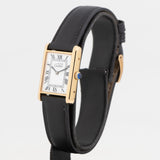 1990's Cartier Tank Must De 18k Yellow Gold Plated Sterling Silver Watch (# 16025)
