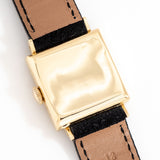 vintage rolex square shaped ww, case back