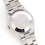 vintage rolex air king silver dial ww, case back