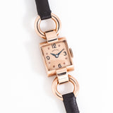 1940's Vintage Ladies Hamilton 14k Rose Gold Watch (# 15176)