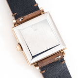 vintage rolex precision square shaped ww, case back