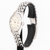 vintage rolex datejust ww, side of the case with crown