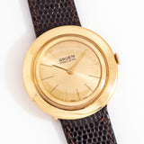 vintage gruen precision ww, on its back