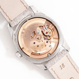 vintage omega seamster cross hair dial ww, movement shot