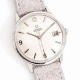 vintage omega automatic date ww, on its back