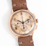 1946 Vintage Omega Ref. 2279 27CH / 321 Chronograph in Solid 14k Rose Gold (# 15187)