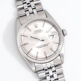 1972 Vintage Rolex Datejust SIGMA Dial Ref. 1601 in 14k White Gold & Stainless Steel (# 15188)