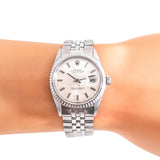 1970 Vintage Rolex Datejust Ref. 1601-3 Engine Turned Bezel in Stainless Steel (# 14352)