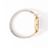 1990's Vintage Ladies Ernest Borel Cocktail Watch in 18k Yellow Gold over Stainless Steel (# 15191)