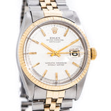 1966 Vintage Rolex Datejust Ref. 1601 Two-Tone in 14k Yellow Gold & Stainless Steel (# 14350)
