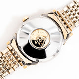 vintage omega constellation pie-pan ww, case back