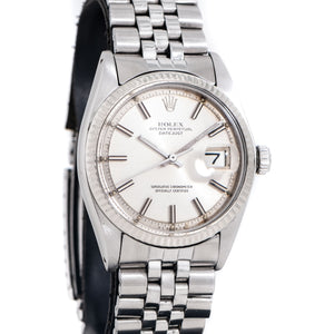 1971 Vintage Rolex Datejust SIGMA Dial Ref. 1601 in 14k White Gold & Stainless Steel (# 15194)