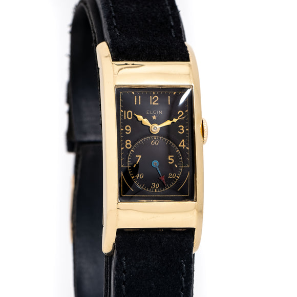 1939 Vintage Elgin 10k Yellow Gold Filled Doctor's Watch (# 15201)