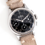 vintage benrus sky chief ww, on its back