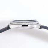 glycine automatic grey dial ww, side of the case