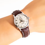 wittnauer day date ww, wrist shot close up