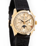 vintage longines yellow gold triple date moon phase