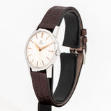 vintage ss no date ww, side of the watch with crown view