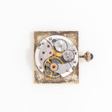 vintage cartier tank must de champagne dial ww, movement shot