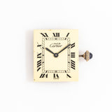 vintage cartier tank must de champagne dial ww, dial outside of case