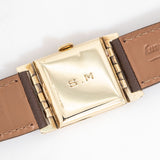 vintage omega square shaped ww, case back