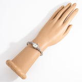 1950's Vintage Gruen Precision Ladies Sized Diamond Studded 10k White Gold Filled Watch (# 14377)