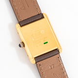 vintage cartier tank must de champagne dial ww, case back