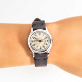 1940's Vintage Wittnauer WWII Military Watch in Stainless Steel (# 14378)