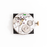 vintage elgin square shaped ww, movement shot