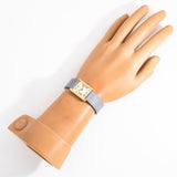 1990's Era Cartier Tank Must De 18k Yellow Gold Plated over Sterling Silver Men's Size Watch (# 14382)